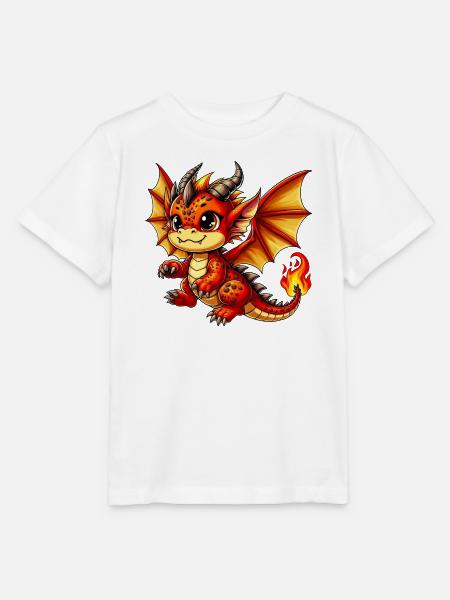 Drache - Stanley/Stella Kinder T-Shirt MINI CREATOR - Weiß