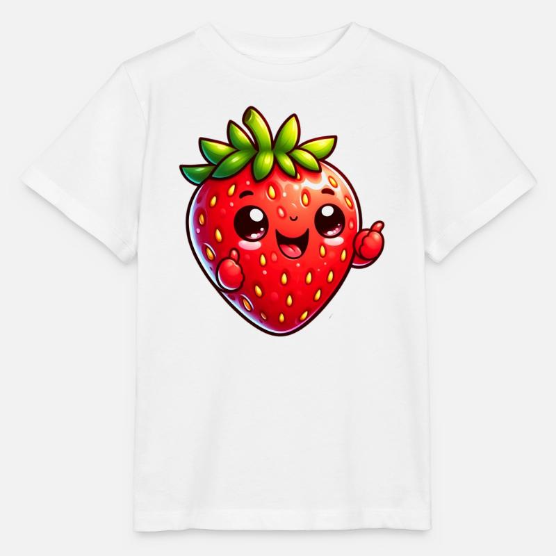 Erdbeer-Erdbeeren - Stanley/Stella Kinder T-Shirt MINI CREATOR  - Weiß