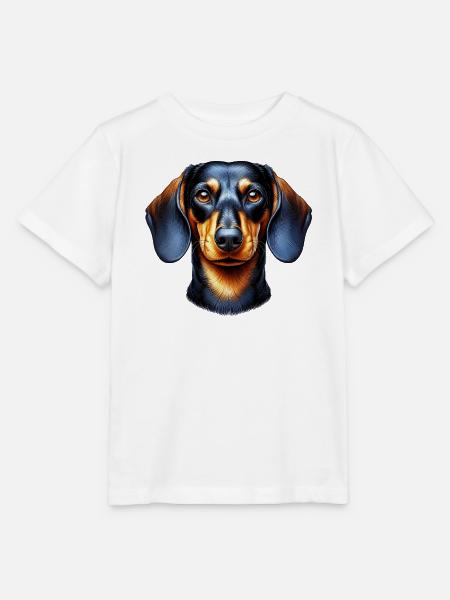Dachshund - Stanley/Stella Kinder T-Shirt MINI CREATOR - Weiß