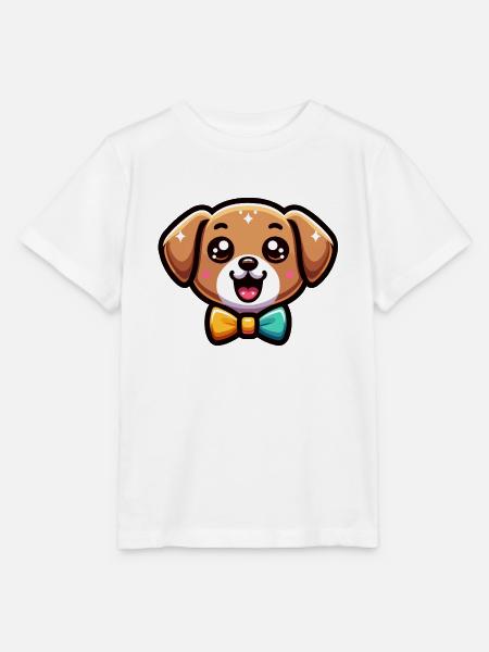 Beau Bowwow: Der adrette Welpe - Stanley/Stella Kinder T-Shirt MINI CREATOR  - Weiß
