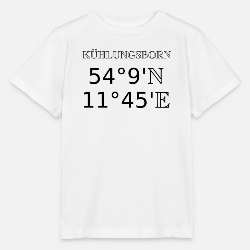 Kühlungsborn - T-shirt bio MINI CREATOR Stanley/Stella Enfant - blanc