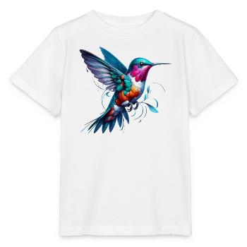 Kolibri - Stanley/Stella Kinder T-Shirt MINI CREATOR  - Weiß - Vorne - Maike (125cm)