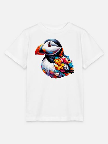 Papageitaucher - Stanley/Stella Kinder T-Shirt MINI CREATOR - Weiß