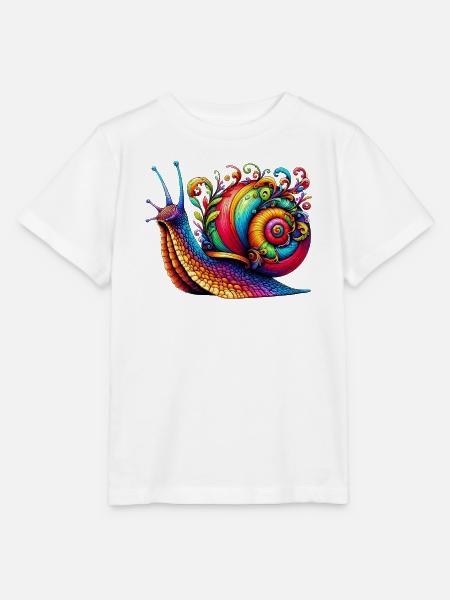 Schnecke - Stanley/Stella Kinder T-Shirt MINI CREATOR - Weiß