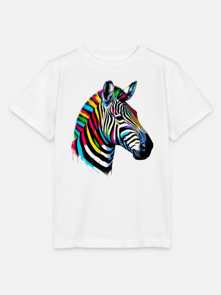 Zebra - Stanley/Stella Kinder T-Shirt MINI CREATOR - Weiß