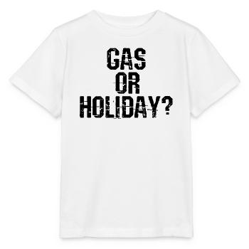 Benzin Diesel Zapfsäule Energie Tanken Statement - Stanley/Stella Kinder T-Shirt MINI CREATOR  - Weiß - Vorne - Maike (125cm)