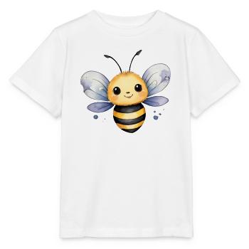 Kleines Bienchen - Stanley/Stella Kinder T-Shirt MINI CREATOR  - Weiß - Vorne - Maike (125cm)