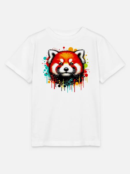 Kleiner Panda - Stanley/Stella Kinder T-Shirt MINI CREATOR - Weiß