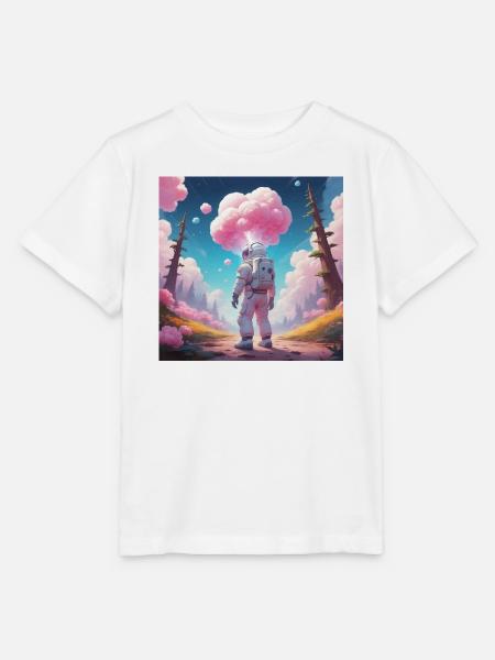 Astronaut auf Traumplanet - Stanley/Stella Kinder T-Shirt MINI CREATOR - Weiß