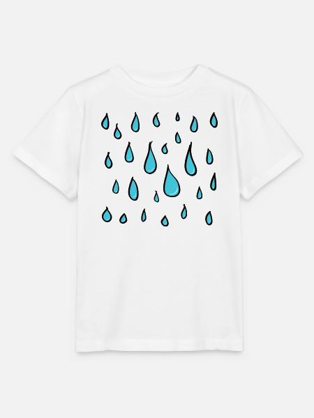 water drop - Stanley/Stella Kinder T-Shirt MINI CREATOR - Weiß
