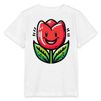 Tulipe - T-shirt bio MINI CREATOR Stanley/Stella Enfant - blanc - Devant - Maike (125cm)