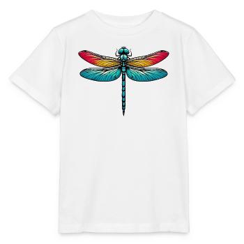 Libellule - T-shirt bio MINI CREATOR Stanley/Stella Enfant - blanc - Devant - Maike (125cm)