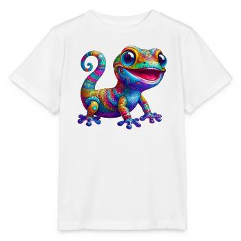 Gecko - T-shirt bio MINI CREATOR Stanley/Stella Enfant - blanc - Devant - Maike (125cm)