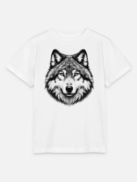 Wolf - Stanley/Stella Kinder T-Shirt MINI CREATOR  - Weiß