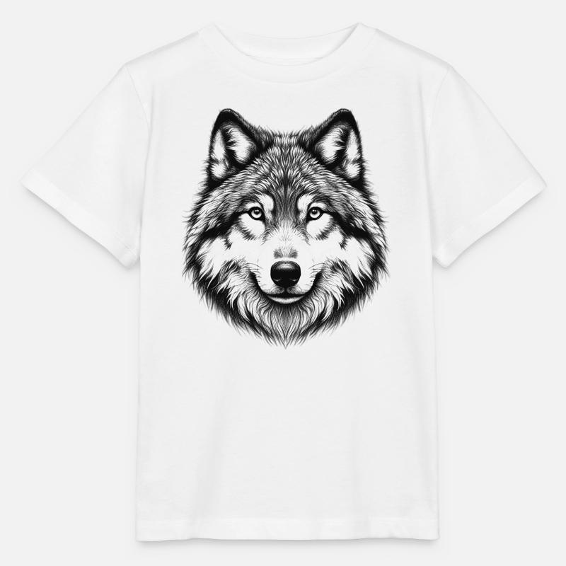 Wolf - Stanley/Stella Kinder T-Shirt MINI CREATOR - Weiß