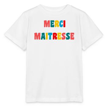 MISTRESS. THANK YOU. THANK YOU MISTRESS. MISTRESS - Stanley/Stella MINI CREATOR Kids’ T-Shirt - white - Front - Maike (125cm)