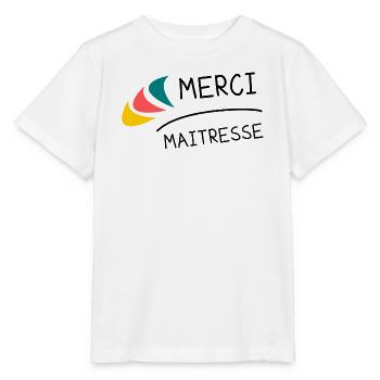 MISTRESS. THANK YOU. THANK YOU MISTRESS. MISTRESS - Stanley/Stella MINI CREATOR Kids’ T-Shirt - white - Front - Maike (125cm)