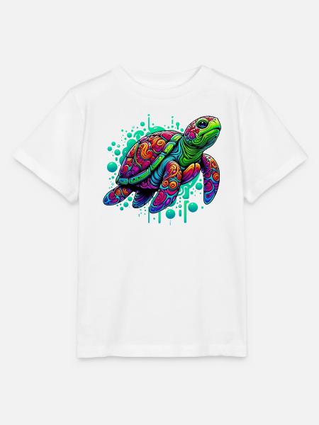Schildkröte - Stanley/Stella Kinder T-Shirt MINI CREATOR  - Weiß