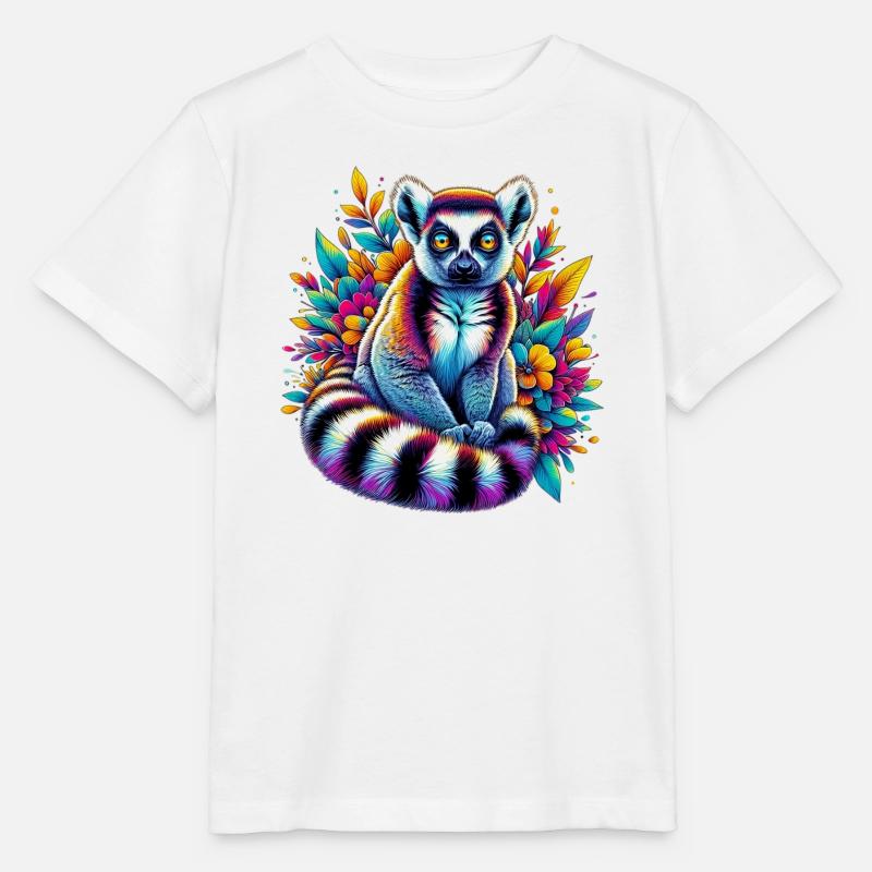 Lémurien - T-shirt bio MINI CREATOR Stanley/Stella Enfant - blanc