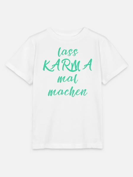 lass KARMA mal machen - Stanley/Stella Kinder T-Shirt MINI CREATOR - Weiß