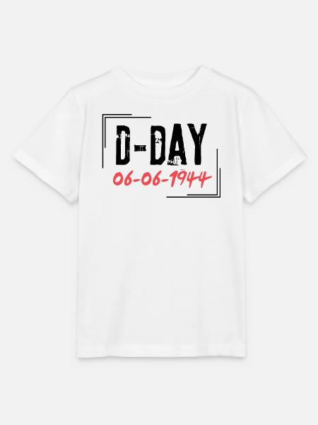 D-day - Koszulka dziecięca Stanley/Stella MINI CREATOR  - biały