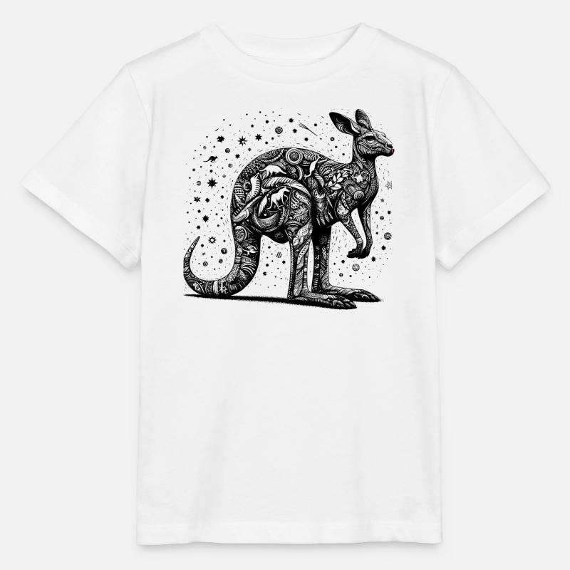Känguru - Stanley/Stella Kinder T-Shirt MINI CREATOR - Weiß