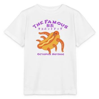 The Famous Tokyo TAKO Hotdog - Stanley/Stella MINI CREATOR Kids’ T-Shirt - white - Front - Maike (125cm)