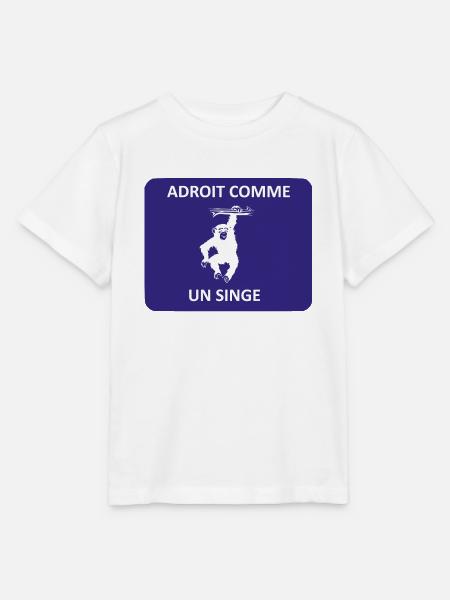 Geschickt wie ein Affe - Stanley/Stella Kinder T-Shirt MINI CREATOR  - Weiß