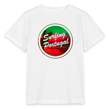 Surfing Portugal - Stanley/Stella MINI CREATOR Kids’ T-Shirt - white - Front - Maike (125cm)