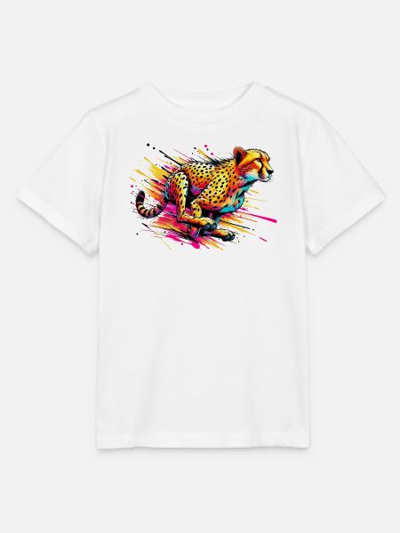 Gepard - Stanley/Stella Kinder T-Shirt MINI CREATOR - Weiß