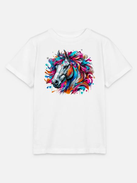 Pferd - Stanley/Stella Kinder T-Shirt MINI CREATOR - Weiß
