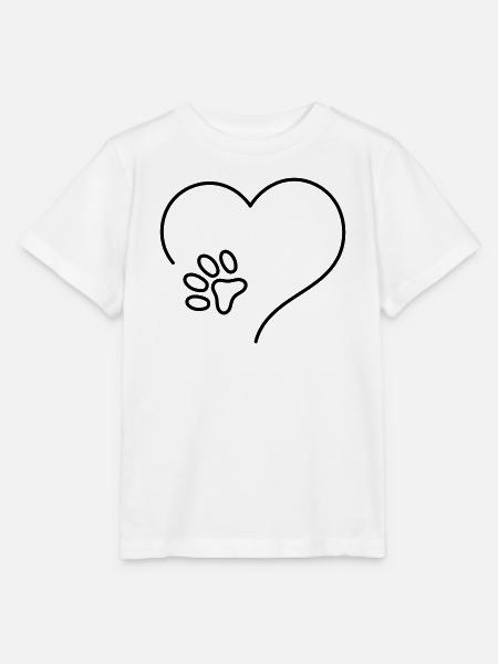 Katzenherz - Stanley/Stella Kinder T-Shirt MINI CREATOR - Weiß