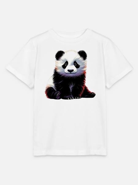 Panda - Stanley/Stella Kinder T-Shirt MINI CREATOR - Weiß