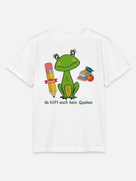 Back to School, Frosch - Stanley/Stella Kinder T-Shirt MINI CREATOR - Weiß