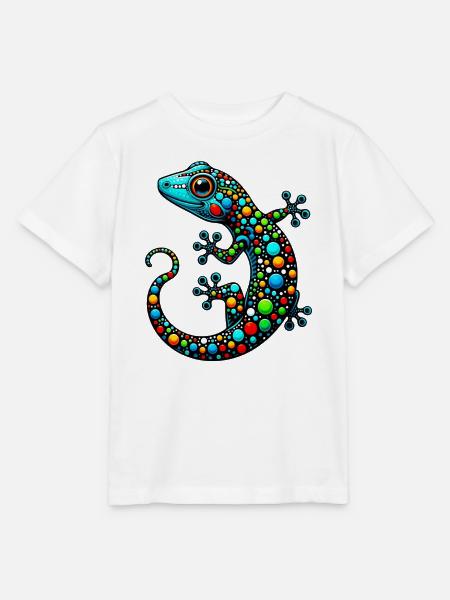 Gecko - Stanley/Stella Kinder T-Shirt MINI CREATOR - Weiß