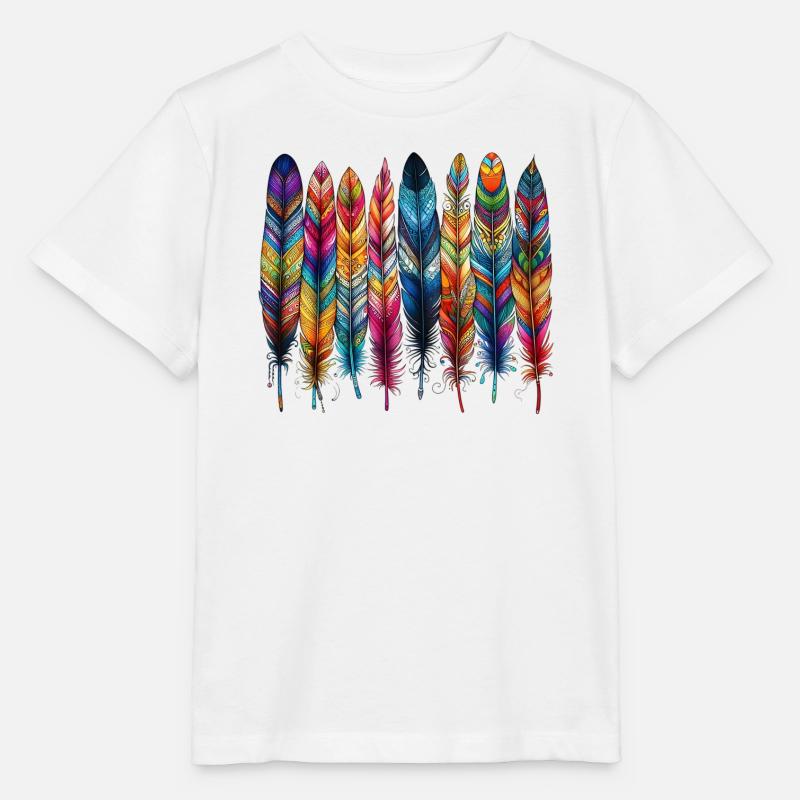 Feder - Stanley/Stella Kinder T-Shirt MINI CREATOR  - Weiß
