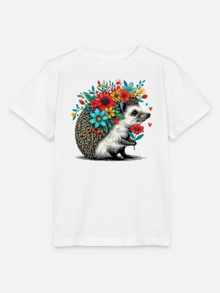Igel - Stanley/Stella Kinder T-Shirt MINI CREATOR  - Weiß
