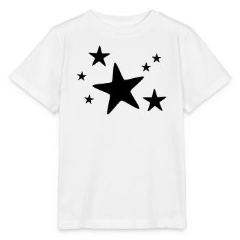 Groupe d’étoiles monochrome - T-shirt bio MINI CREATOR Stanley/Stella Enfant - blanc - Devant - Maike (125cm)