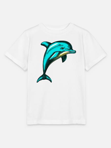 Delfin - Stanley/Stella Kinder T-Shirt MINI CREATOR - Weiß