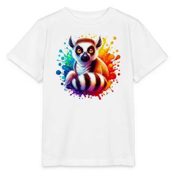 Lemur - Stanley/Stella MINI CREATOR Kids’ T-Shirt - white - Front - Maike (125cm)