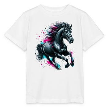 Horse - Stanley/Stella MINI CREATOR Kids’ T-Shirt - white - Front - Maike (125cm)