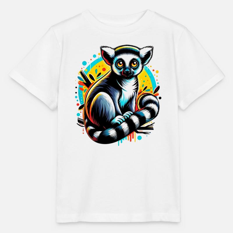 Lémurien - T-shirt bio MINI CREATOR Stanley/Stella Enfant - blanc