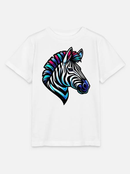 Zebra - Stanley/Stella Kinder T-Shirt MINI CREATOR - Weiß