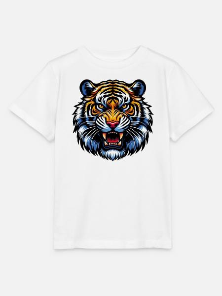 Tiger - Stanley/Stella Kinder T-Shirt MINI CREATOR - Weiß