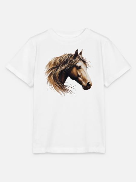 Pferd - Stanley/Stella Kinder T-Shirt MINI CREATOR - Weiß