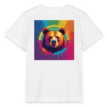 Ours de la fierté - T-shirt bio MINI CREATOR Stanley/Stella Enfant - blanc - Devant - Maike (125cm)