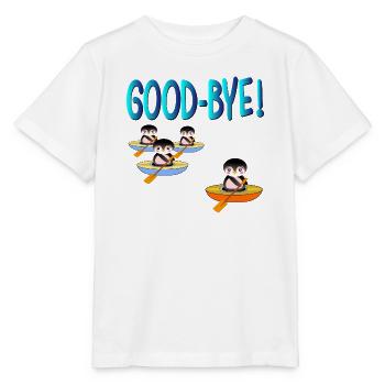 GODD-BYE FAREWELL - Stanley/Stella MINI CREATOR Kids’ T-Shirt - white - Front - Maike (125cm)