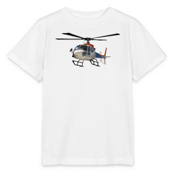 Hubschrauber Einsatz - Stanley/Stella Kinder T-Shirt MINI CREATOR  - Weiß - Vorne - Maike (125cm)