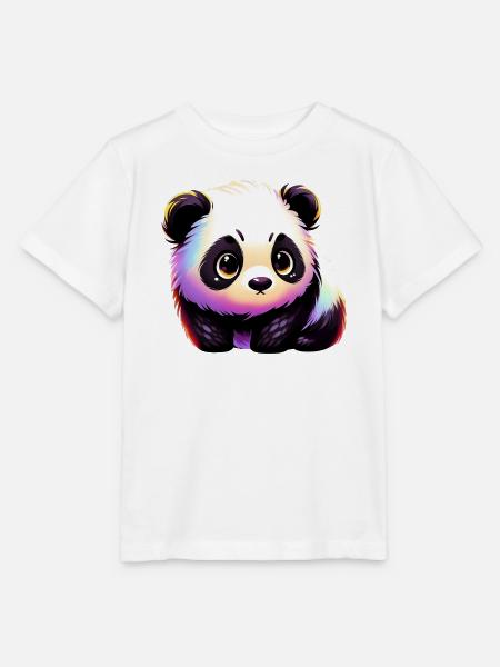 Panda - Stanley/Stella Kinder T-Shirt MINI CREATOR - Weiß