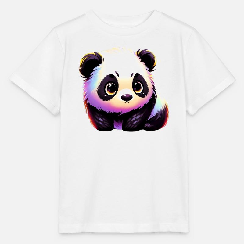 Panda - T-shirt bio MINI CREATOR Stanley/Stella Enfant - blanc